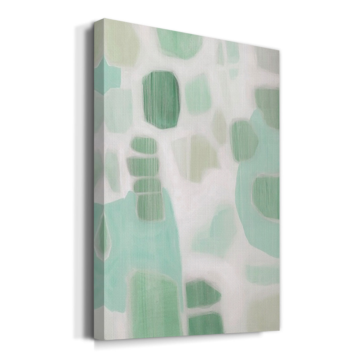 River Shapes I Premium Gallery Wrapped Canvas - Ready to Hang