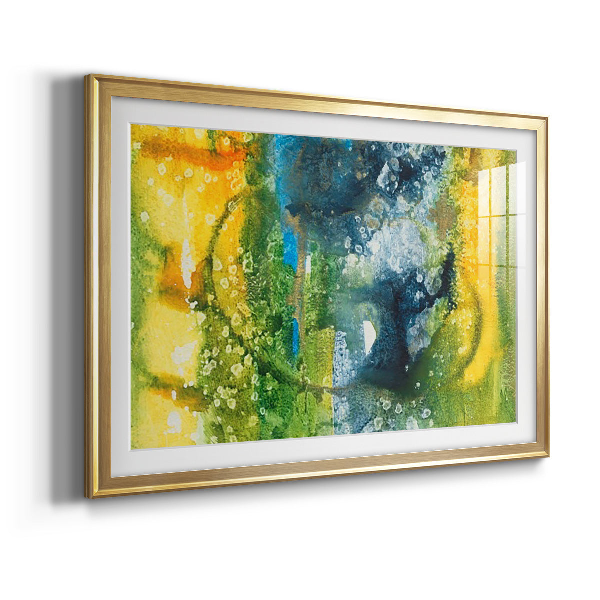 Aquatic Energy III - Modern Framed Art Print