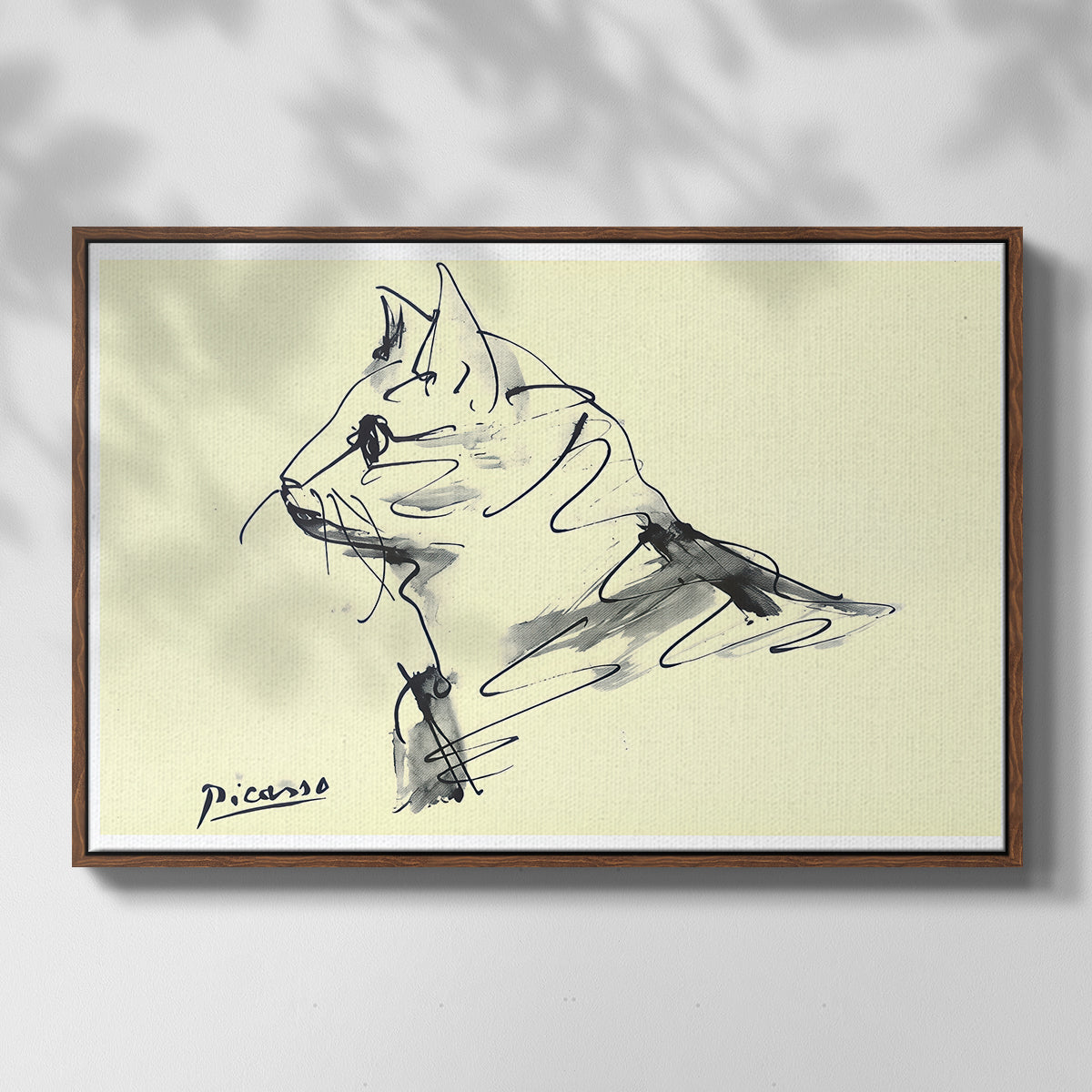 Cat (Le chat), c. 1961 - Floater Framed Canvas Print