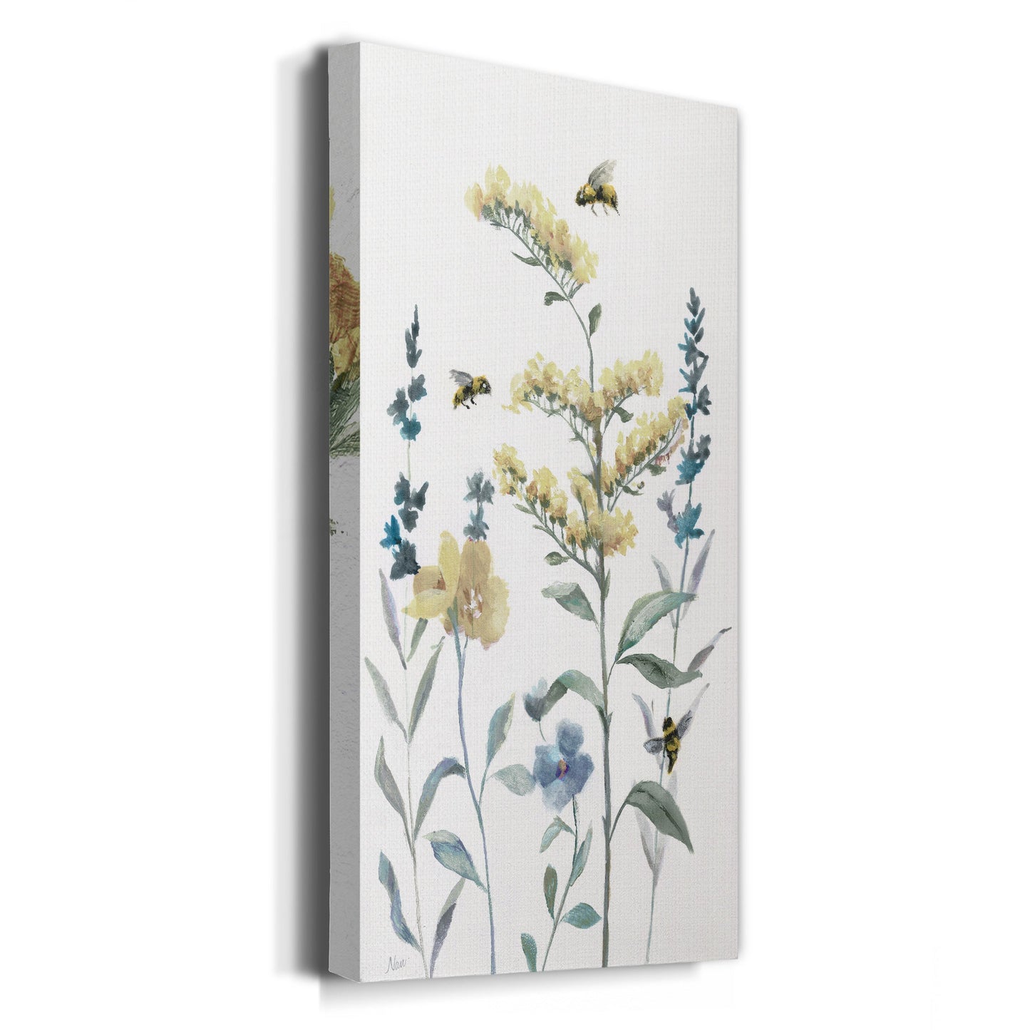 Bumble Bee Garden II - Canvas Art Print