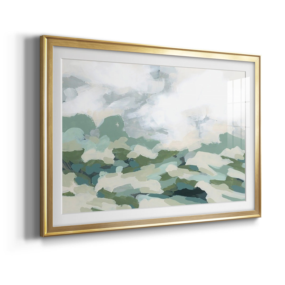 Verdant Hillside II Premium Framed Print - Ready to Hang