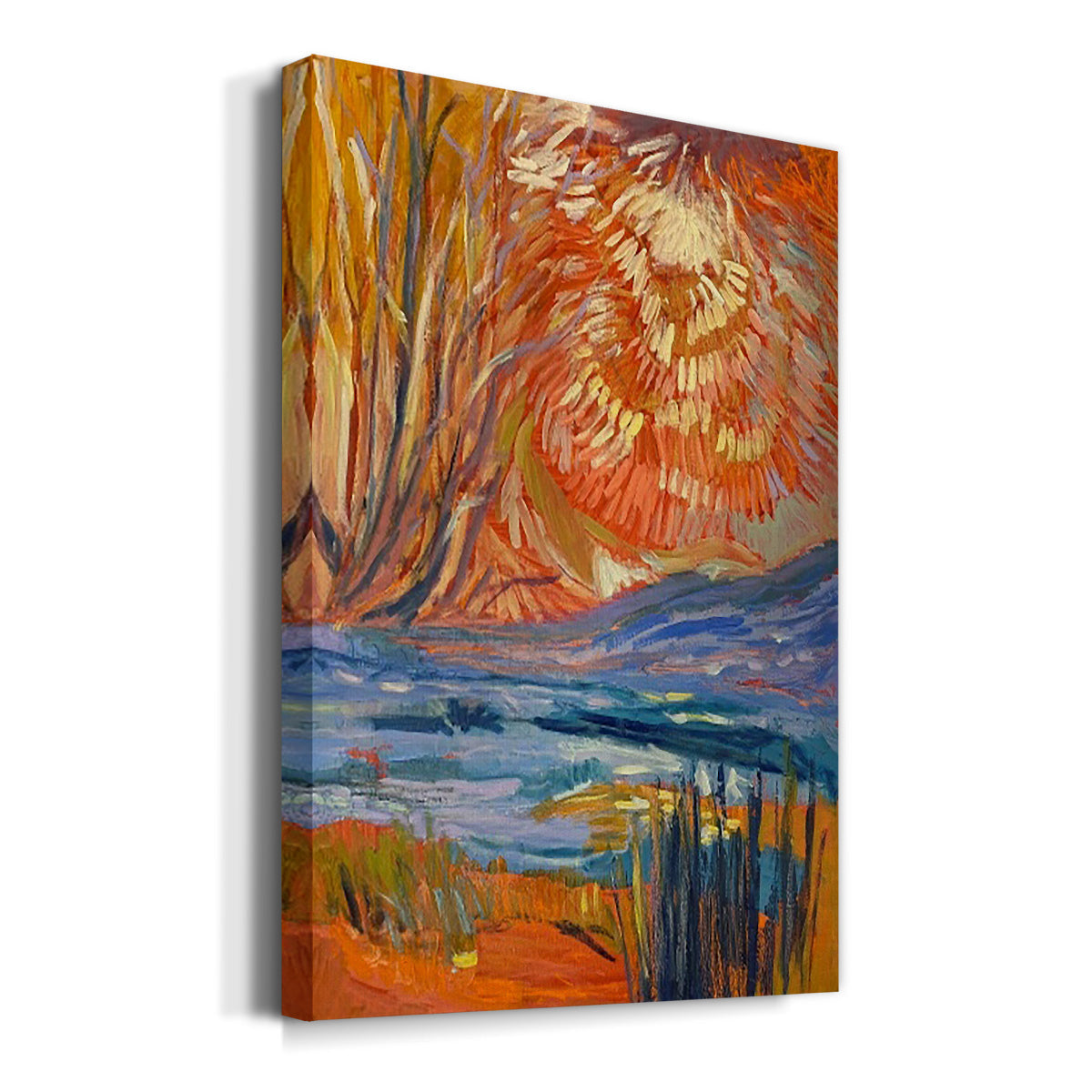 Cadmium Winter Solstice II Premium Gallery Wrapped Canvas - Ready to Hang