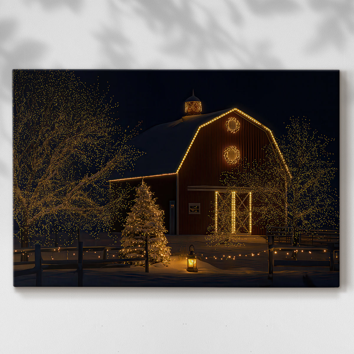Amber Pines Carol - Canvas Art Print