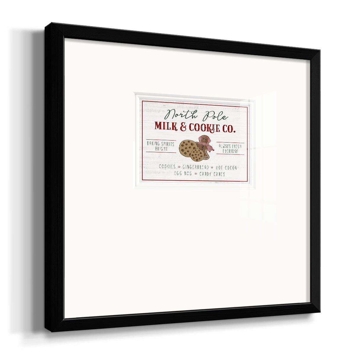 Milk and Cookie Co Premium Framed Print Double Matboard