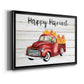 Happy Harvest Truck Premium Classic Framed Canvas - Ready to Hang