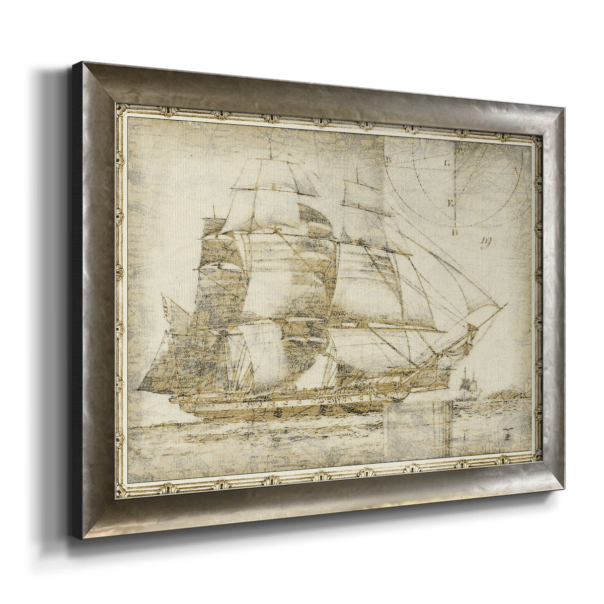 Ghost Ship I Premium Framed Canvas- Ready to Hang