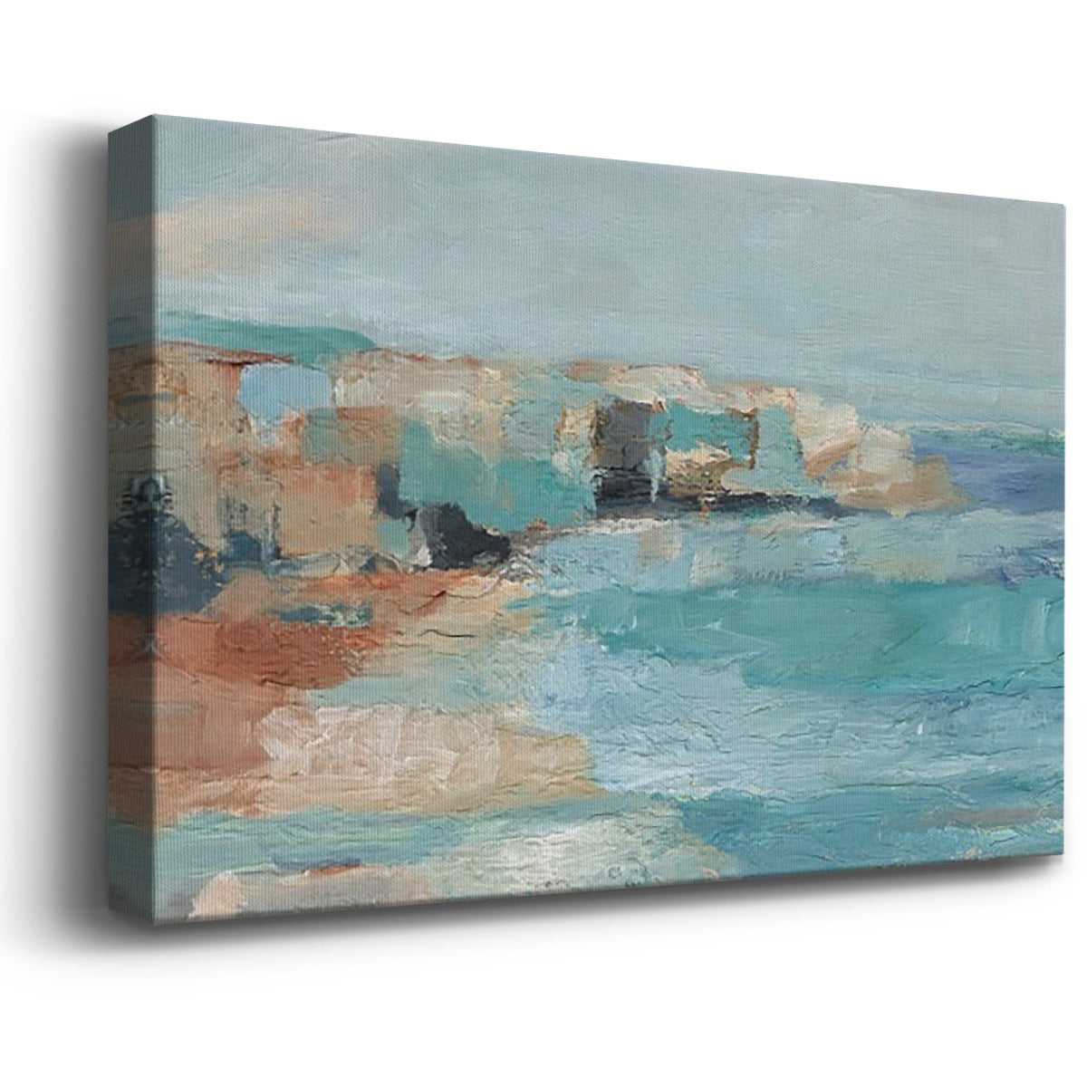 Turquoise Cliff Wall I Premium Gallery Wrapped Canvas - Ready to Hang