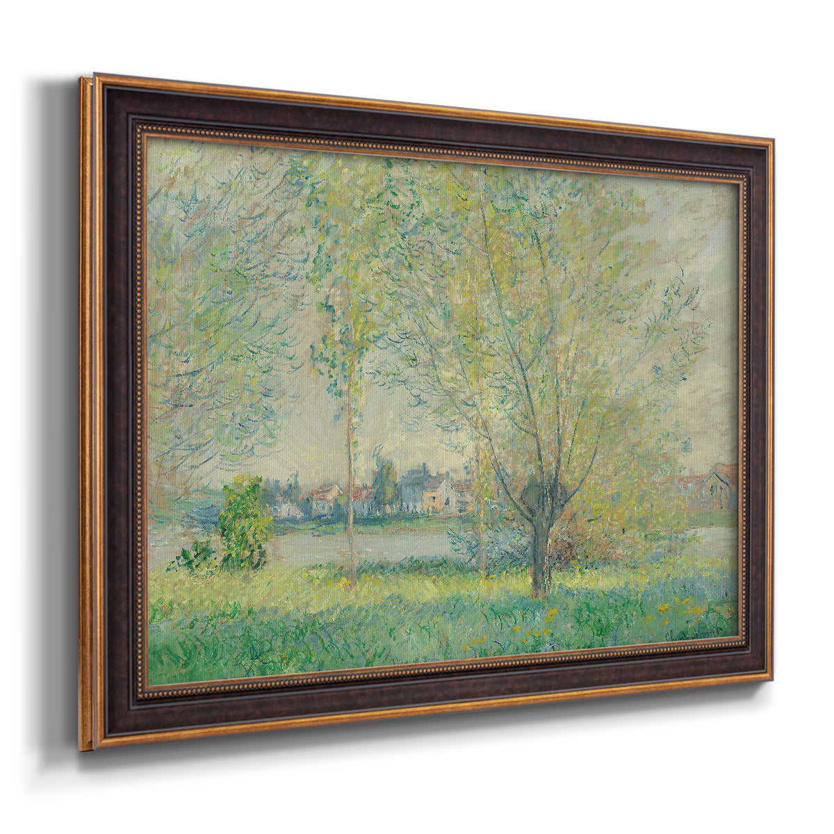 The Willows, 1880 - Ornate Framed Canvas Print