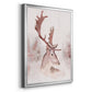 Blush Deer - Modern Framed Canvas Print