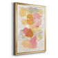 Warm Petals II - Modern Framed Canvas Print