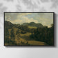 Landscape near Miesenbach, c. 1830 - Floater Framed Canvas Print