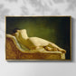 Reclining Nude (Liggende model), 1833 - Floater Framed Canvas Print