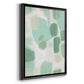 River Shapes II - Modern Framed Canvas Print