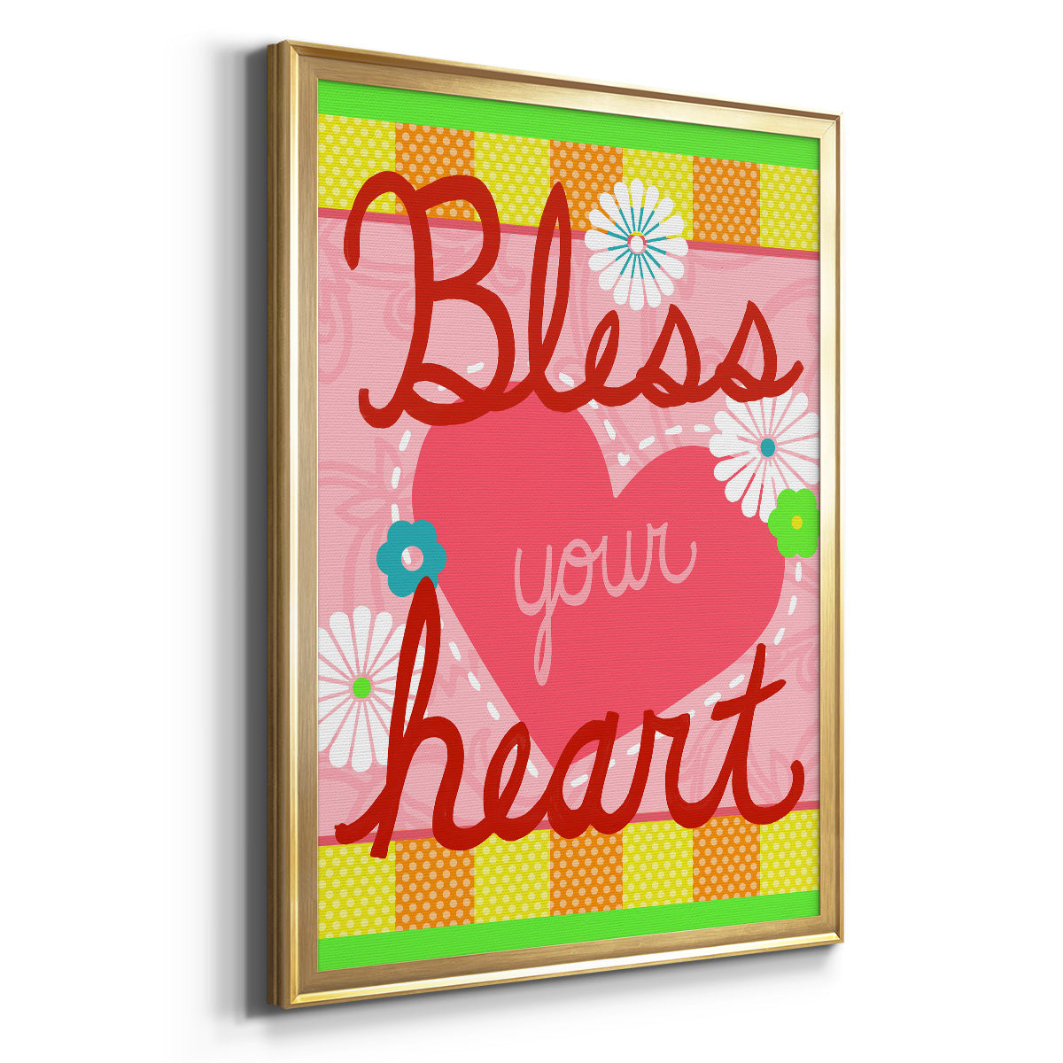 Southern Sayings I - Modern Framed Canvas Print
