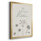 Let Love Bloom - Modern Framed Canvas Print