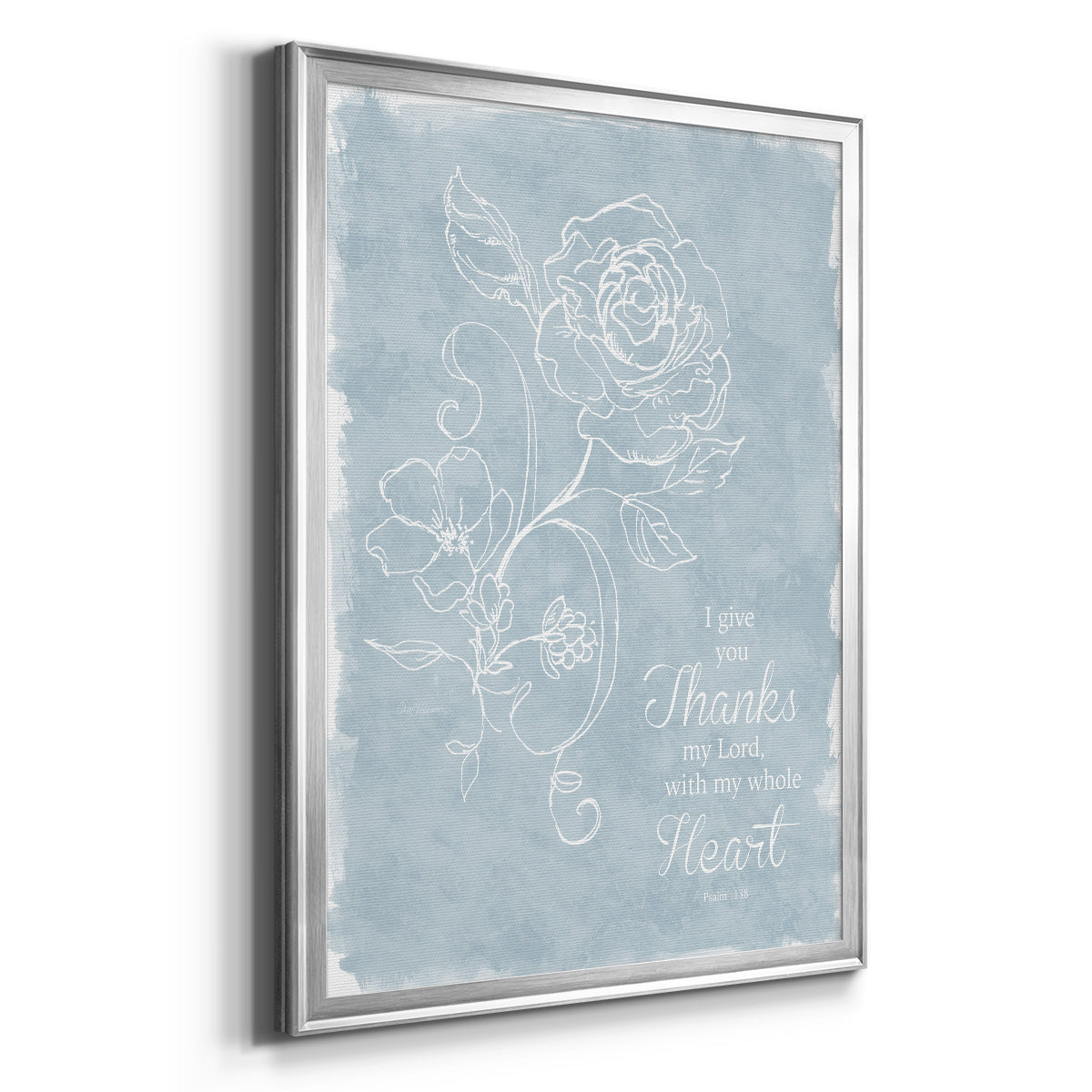 Whole Heart - Modern Framed Canvas Print