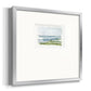 Coastline Splash I Premium Framed Print Double Matboard