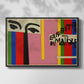 Design for Cover of Exhibition Catalogue, 1951 - Floater Framed Canvas Print