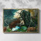 Campfire, Adirondacks, 1892 - Floater Framed Canvas Print