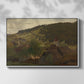 Landscape from Ebersteinburg in Baden, 1876 - Floater Framed Canvas Print