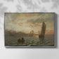 View from the Oslofjord, 1866 - Floater Framed Canvas Print