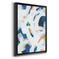 Bright Orbit II - Modern Framed Canvas Print