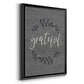 Grateful Wreath - Modern Framed Canvas Print