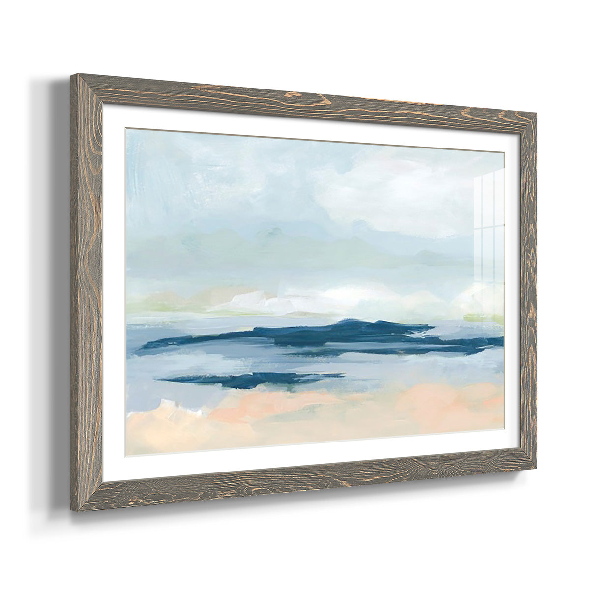 Matala Coast II - Barnwood Framed Art Print