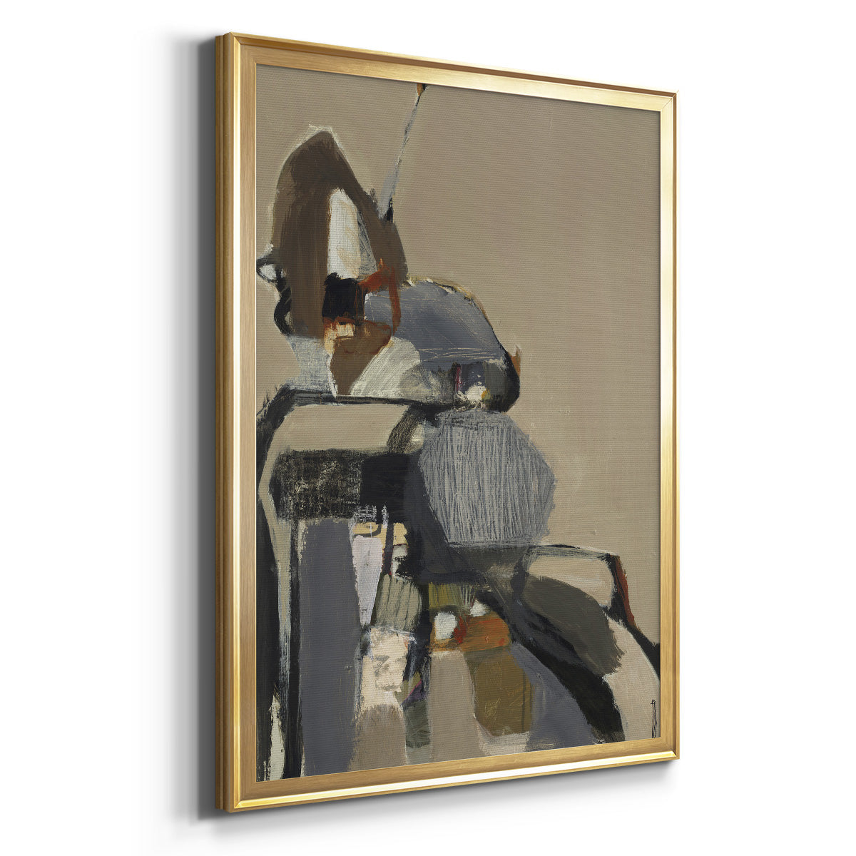 Landslide - Modern Framed Canvas Print