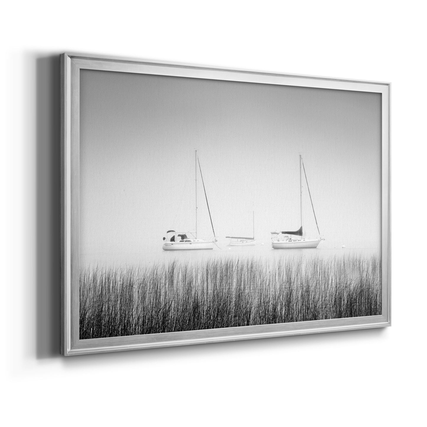 Island Boat Premium Classic Framed Canvas - Ready to Hang