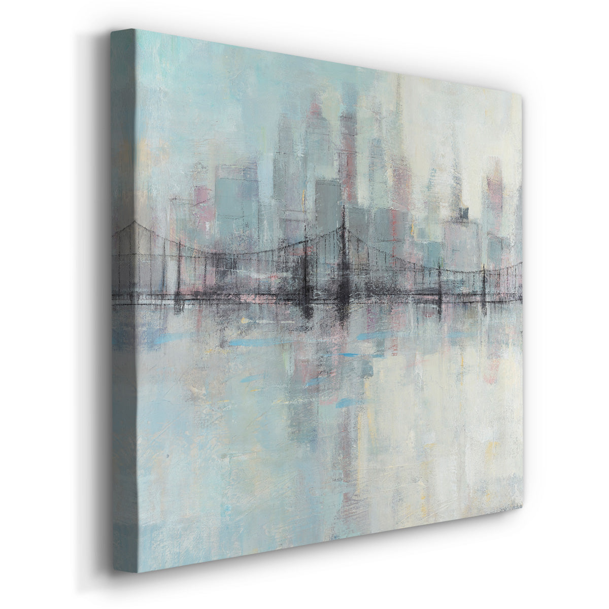 Pastel Cityscape I - Canvas Art Print