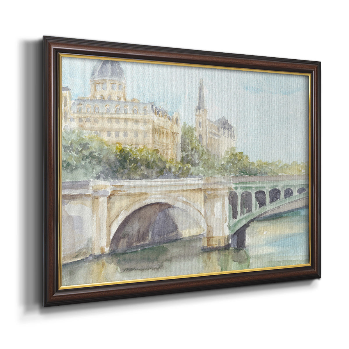 French Bridge Study IV Premium Framed Canvas- Ready to Hang