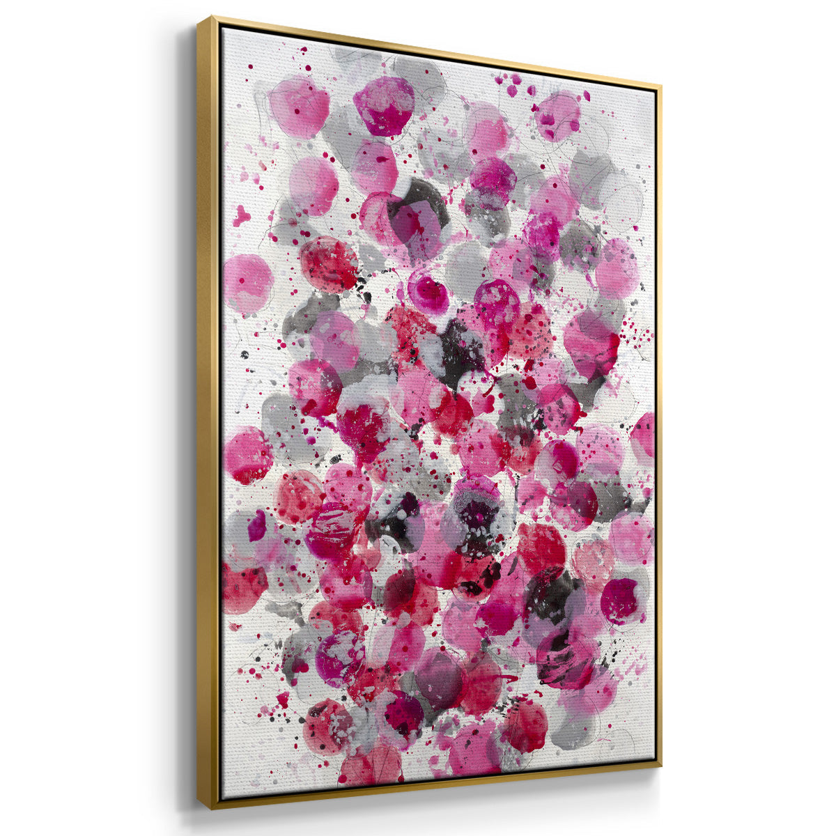 Bouquet - Framed Premium Gallery Wrapped Canvas L Frame - Ready to Hang