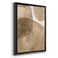 Neutral Object II - Modern Framed Canvas Print