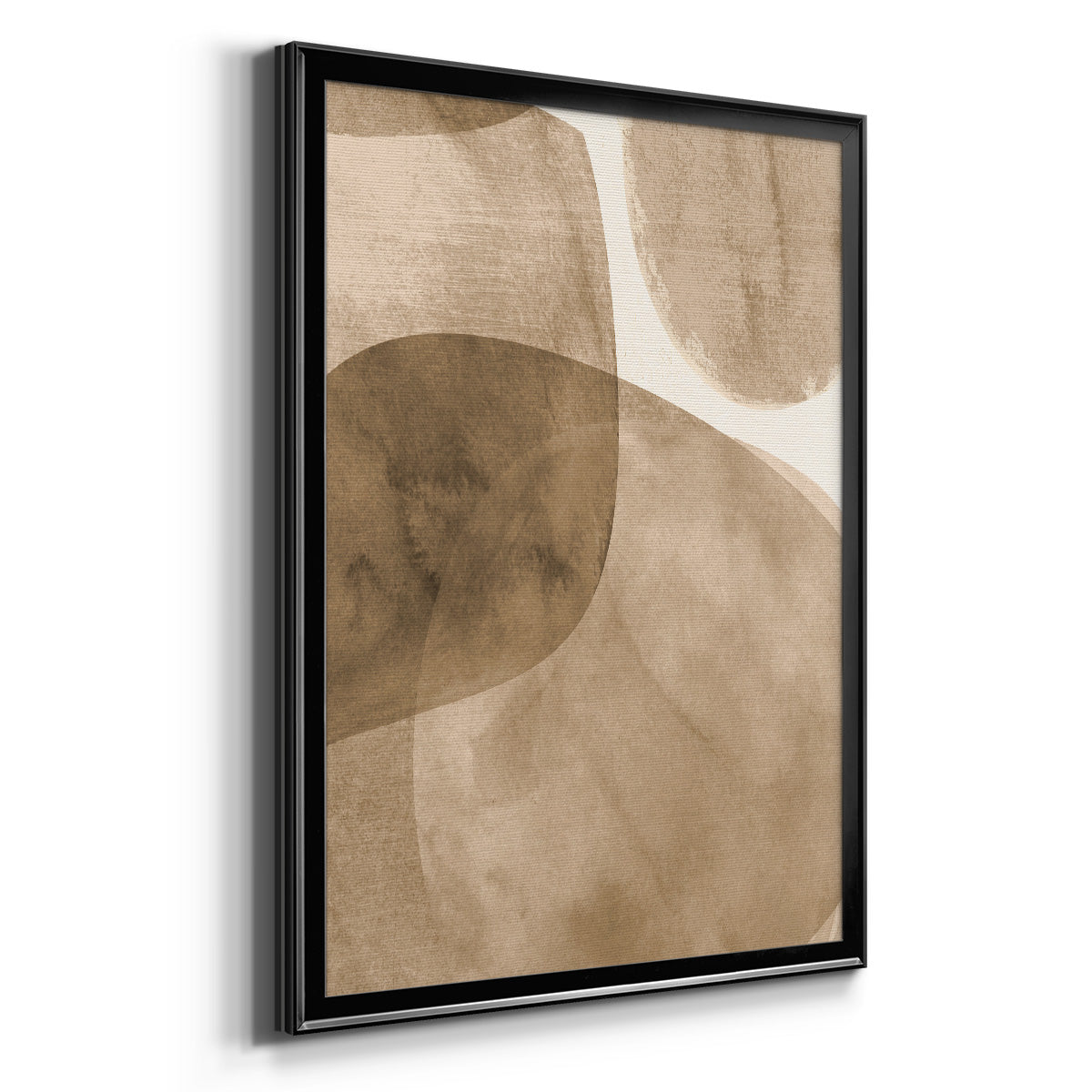 Neutral Object II - Modern Framed Canvas Print