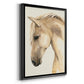 Golden Palomino II - Modern Framed Canvas Print