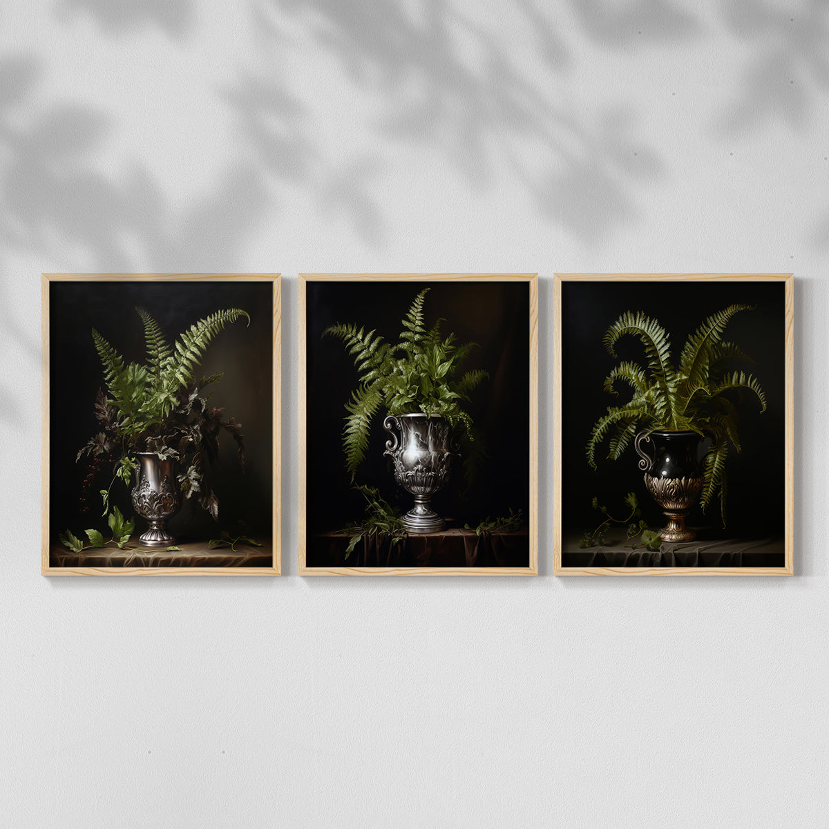 Floral Study Series LXXI - Restickable Framed Art Set