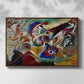 Fragment 2 for Composition VII, 1913 - Floater Framed Canvas Print