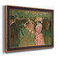 At the Moulin Rouge, The Dance - Ornate Framed Canvas Print