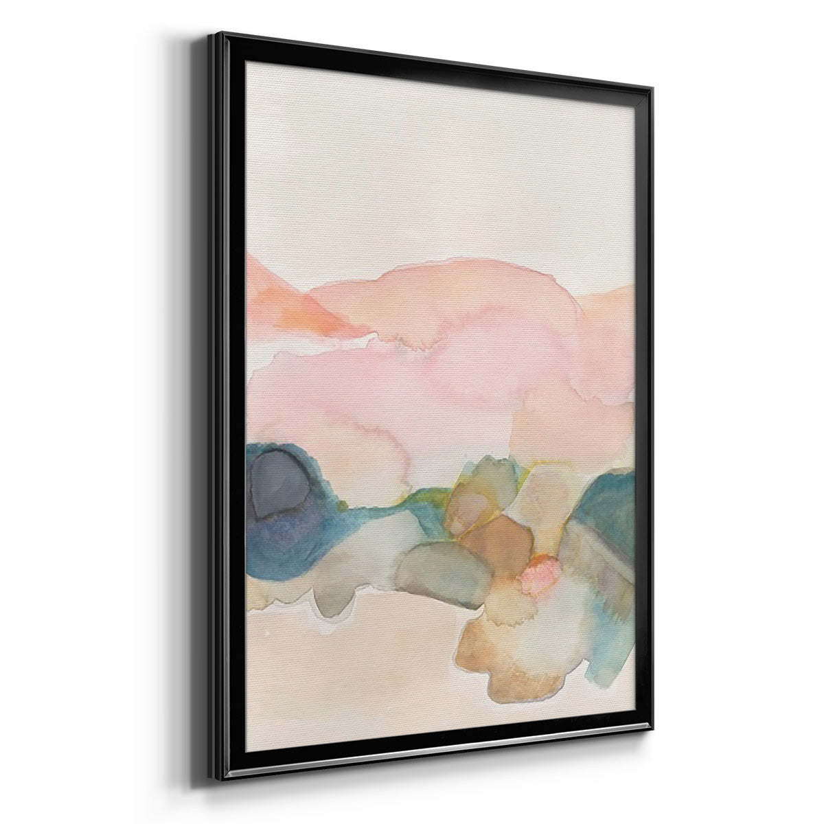 Desert Canyon II - Modern Framed Canvas Print