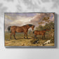 Portrait of Reformer, Blucher, Tory and Crib, Property of Rowland Alston, Esq., M.P., 1835 - Floater Framed Canvas Print