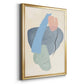 Pastel Assemblage I - Modern Framed Canvas Print