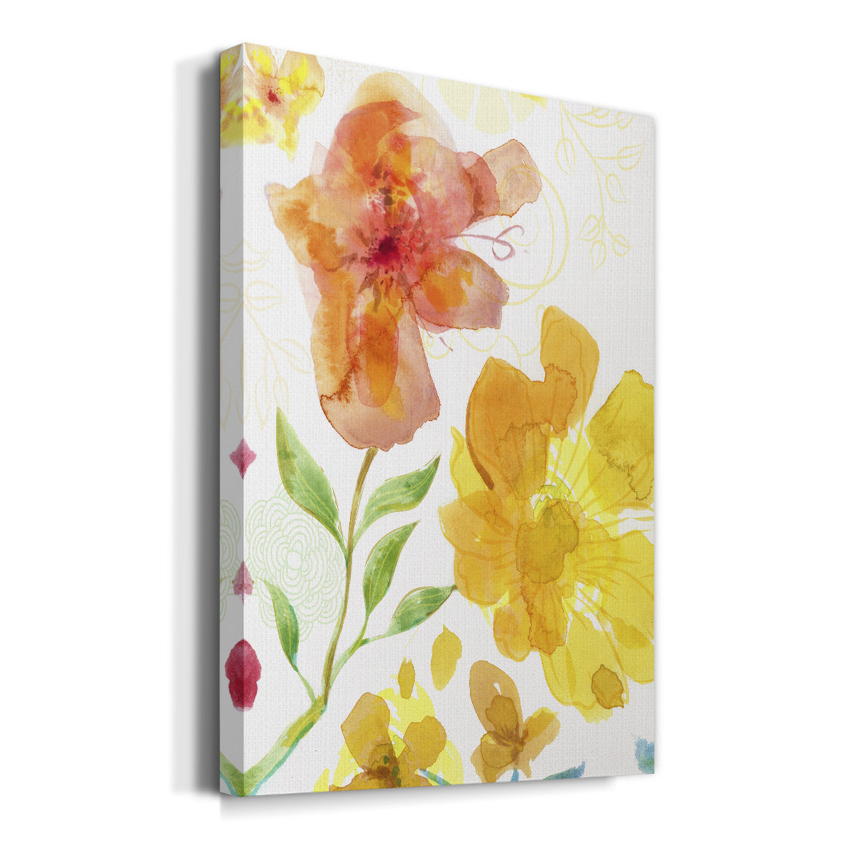 Blossoms in the Sun I Premium Gallery Wrapped Canvas - Ready to Hang