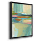 Radiant Horizon I - Modern Framed Canvas Print