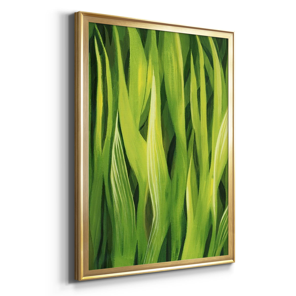 Blades of Grass I - Modern Framed Canvas Print