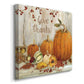 Give Thanks Pumpkins-Premium Gallery Wrapped Canvas - Ready to Hang