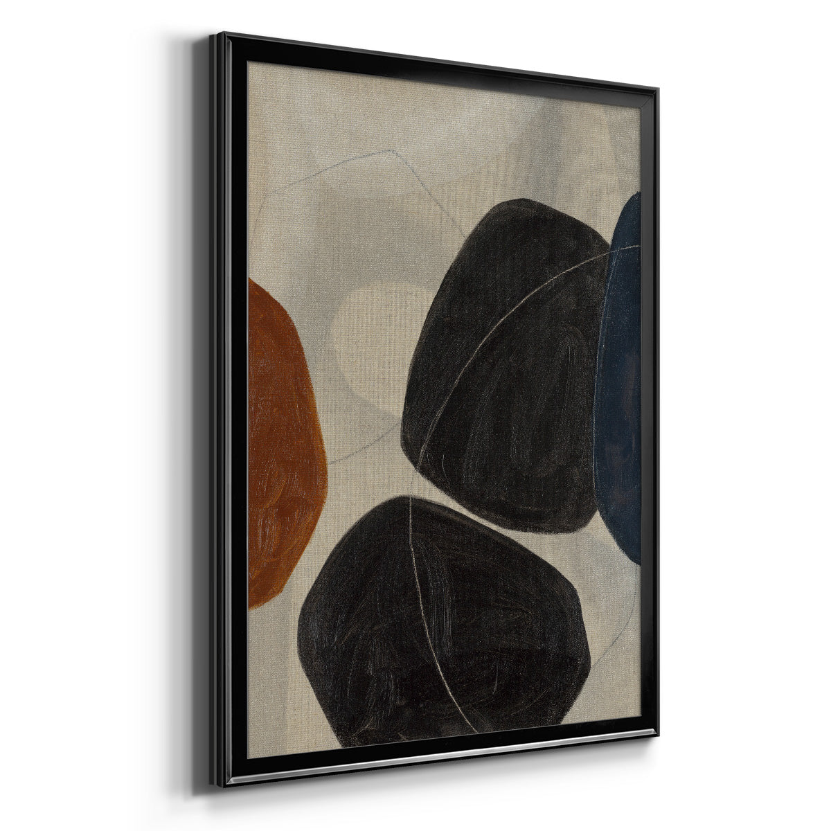 Gravity I - Modern Framed Canvas Print
