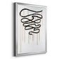 Weeping Ribbon I - Modern Framed Canvas Print