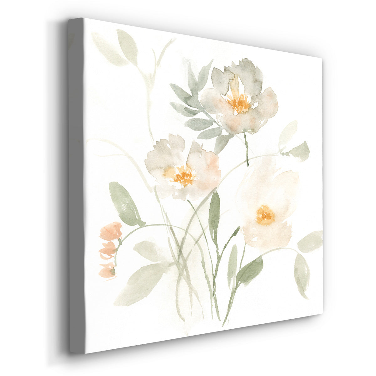 Whispering Petals II-Premium Gallery Wrapped Canvas - Ready to Hang