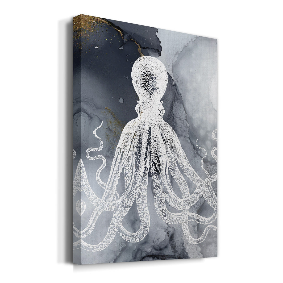 Octopus Ink I Premium Gallery Wrapped Canvas - Ready to Hang